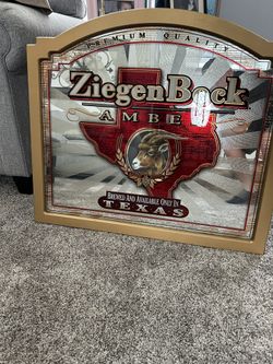 Vintage Ziegen Bock Beer Mirror