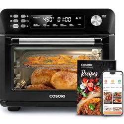 COSORI Smart 12-in-1 Air Fryer Toaster Oven Combo, Airfryer Convection Oven Countertop, Mother's Day Gift, Bake, Roast, Reheat, Broiler, Dehydrate, 75