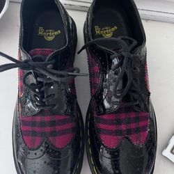 Vintage Plaid Doc Martins Oxfords