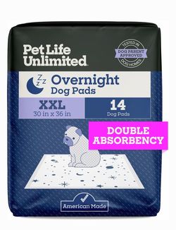 FREE - 25 XXL overnight puppy/dog pee pads