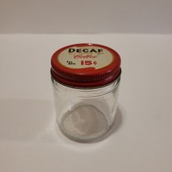 Vintage Nestle's Decaf Coffee Jar