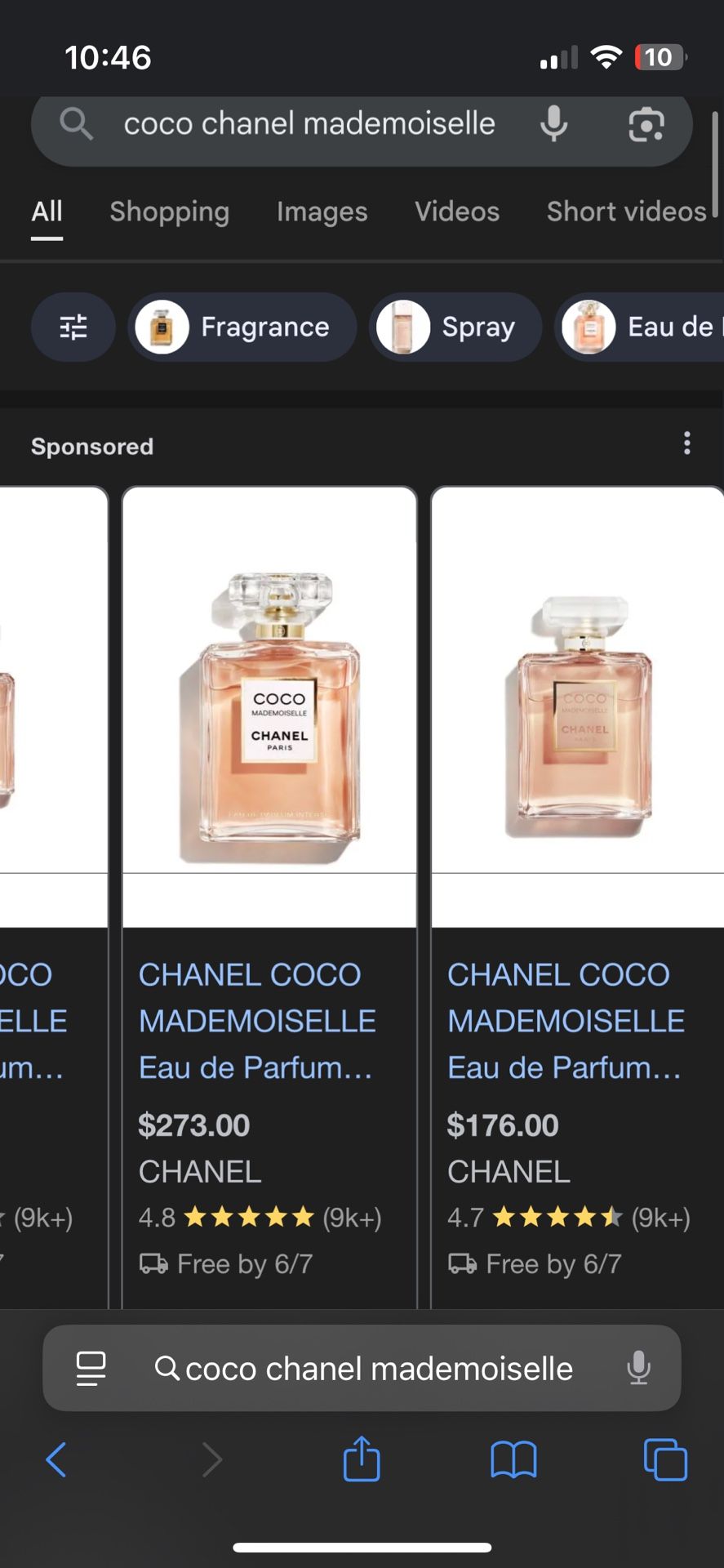 Chanel Coco Perfume