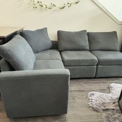Gray Modular Couch