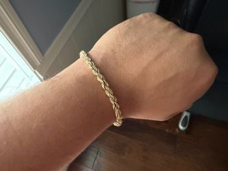 10k rope bracelet