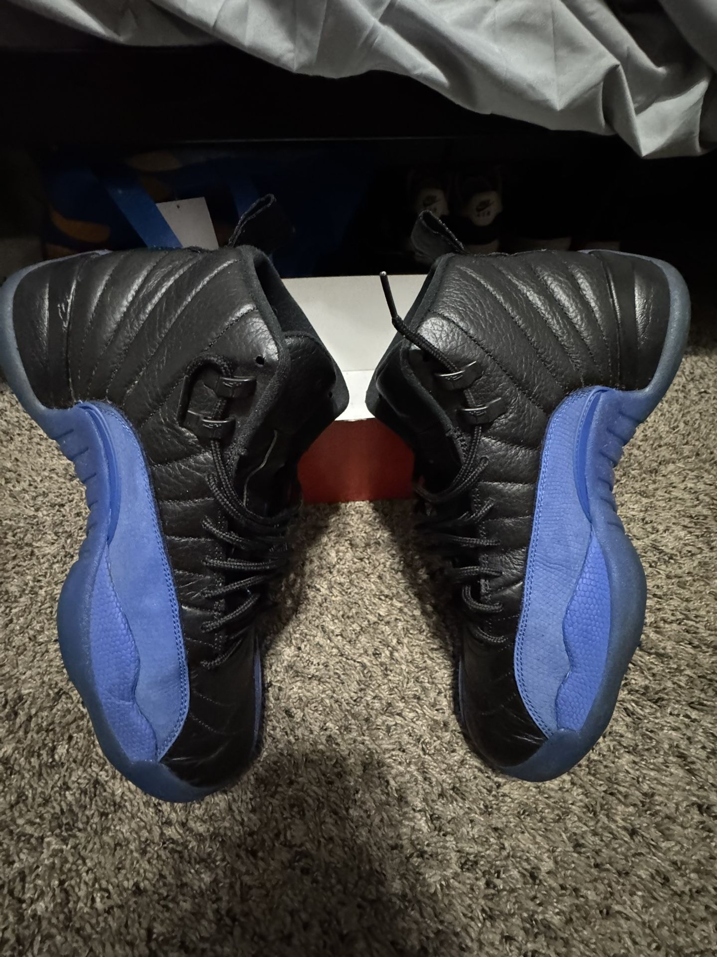 Blue/black Air Jordan 12 Size 12