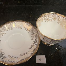 Beautiful teacup and saucer 