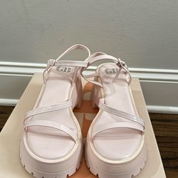 GB Wild-Child Baby Pink Platform Sandals
