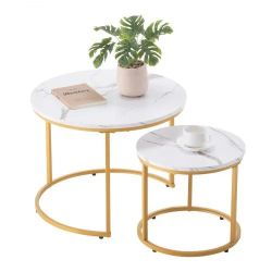 Nesting coffee table set of 2