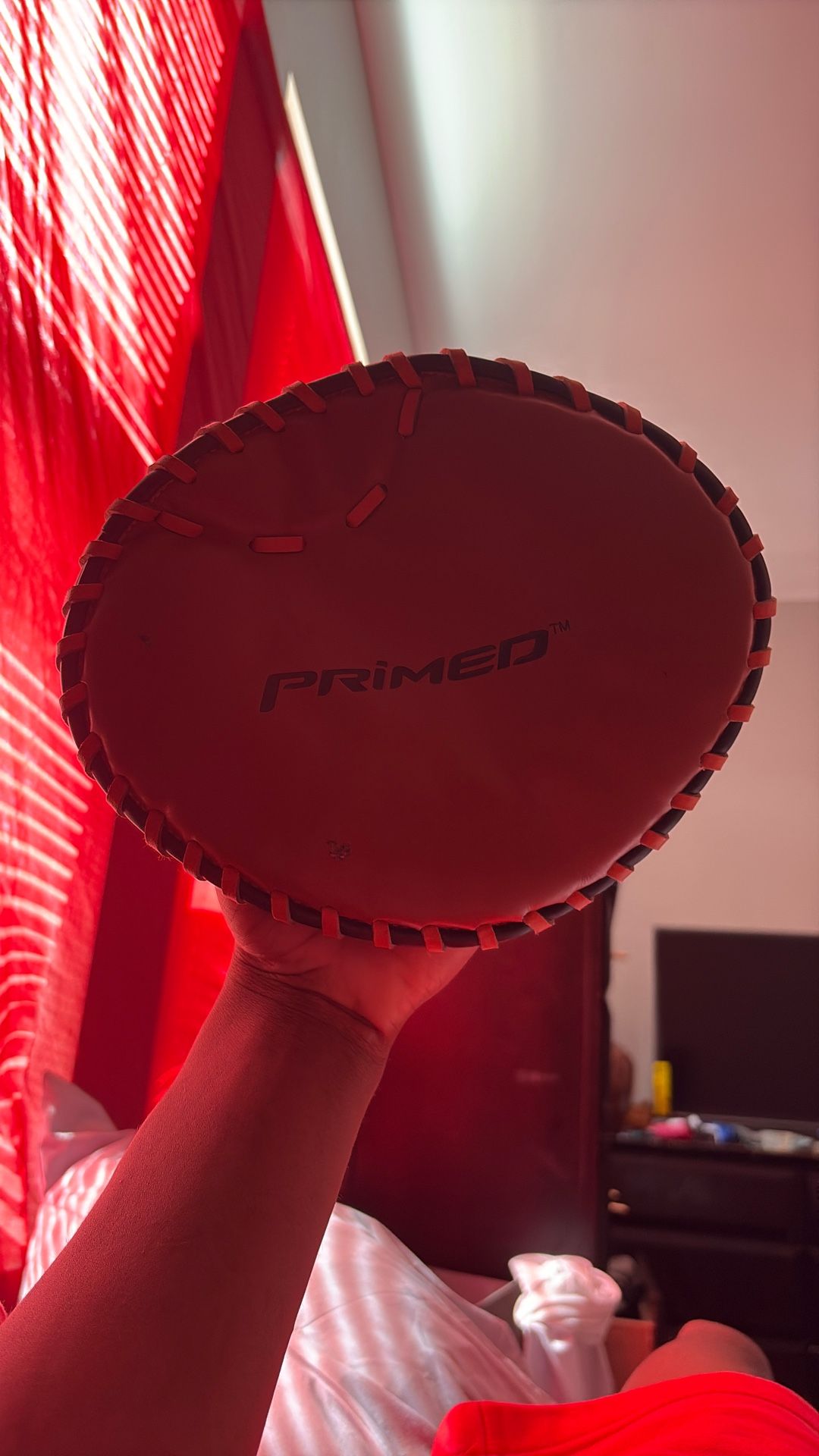 primed baseball pancake training mitt