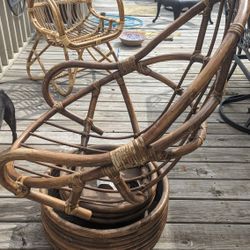 2 Rattan Chairs. Buy together Or Separately.
