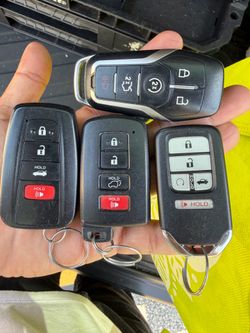 Keys for cars most makes and models prices vary