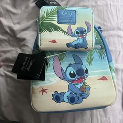 Loungefly Disney Lilo & Stitch Turtle Beach Mini Backpack Loungefly Disney Lilo & Stitch Turtle Beach Mini Backpack  main image 4