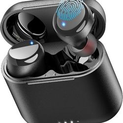 Wireless Earbuds, Bluetooth 5.3 Ear Buds, Stereo Sound in Ear Headphones, 50 Hours Playtime, Wireless Charging Case, APP Customizable EQs, IPX8 Waterp