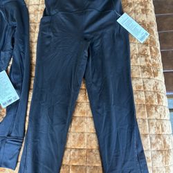 Lululemon Leggings And Long Sleeve Top New