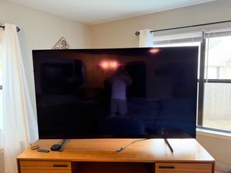 84 inch Samsung TV and Samsung home theater system
