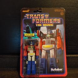Super7 ReAction Transformers The Movie Fallen Leader Optimus Prime