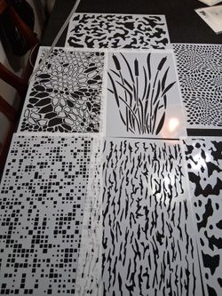 Large stencils $2 each