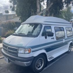 1996 Dodge Coachmen Camper Van - Fresh Engine Rebuild, SD Ready for Beach Trips!