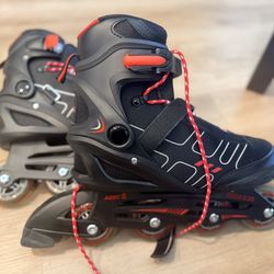 Men’s Size 11 Chicago Roller Skates (Black/Red) – ABEC 5 – Like New Condition