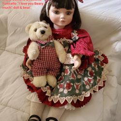 Collectors Doll & Bear By Marie Osmond   Deltona 