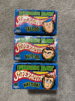 GREEN DAY INTERNATIONAL SUPER ACTION FIGURES SEE PICTURES