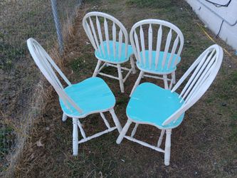 4 Wooden chairs $20 each chair