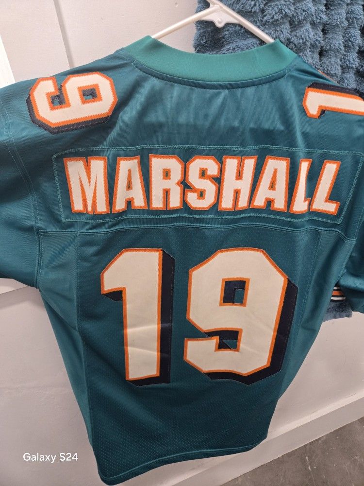 Miami Dolphins Aqua Brandon Marshall Jersey