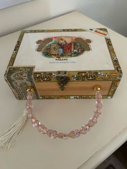 Decorative Cuban Cigar-Box Purse. New. Custom Made.