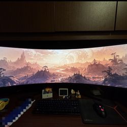 Samsung 49” Odyssey G9 DQHD DisplayHDR 1000 Curved Gaming Monitor