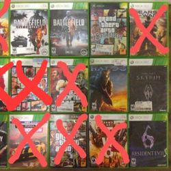 8 Xbox 360 Games And 1 Xbox Game