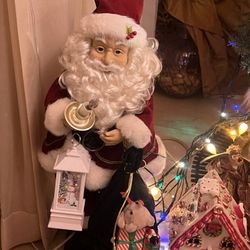 Tall Beautiful Vintage Santa