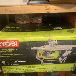 Ryoby 10 In . Table Saw whit Folding Stand