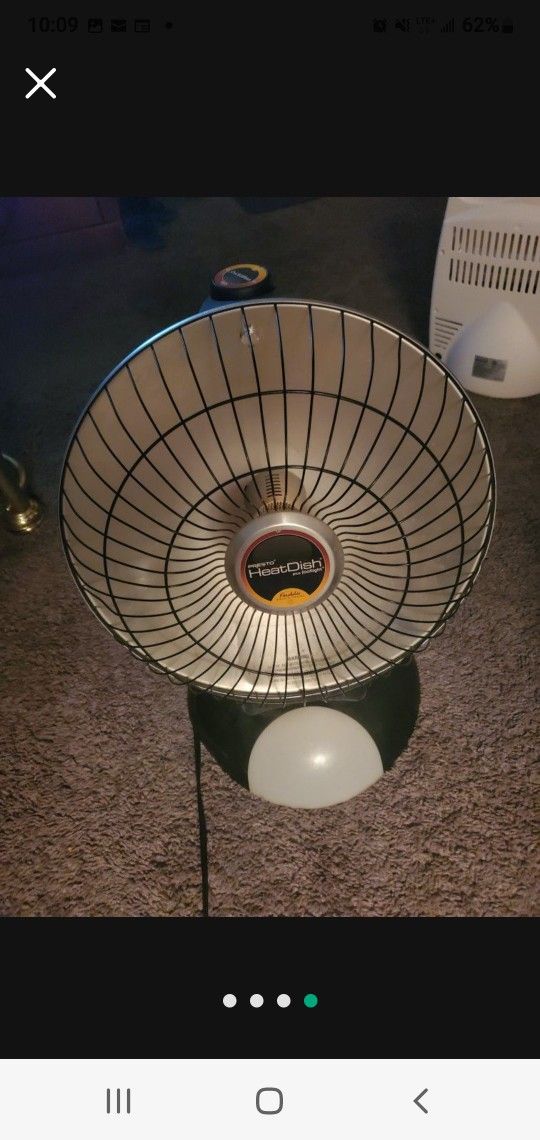 PRESTO Heat Dish Plus Footlight Parabolic Electric Heate
