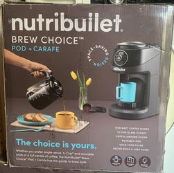 nutribullet Brew Choice Pod + Carafe - Black