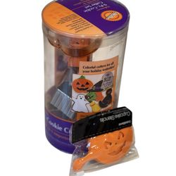 Halloween Baking Set Cookie Cutters Cupcake Stencils