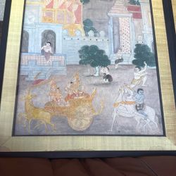 Two Framed pictures  32”x39” /32”x39”