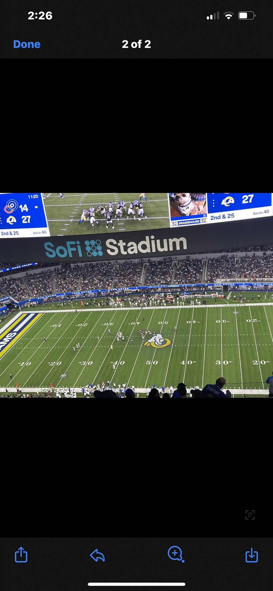Rams Vs lions