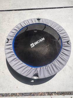 BCAN 48" Foldable Mini Trampoline Fitness Trampoline