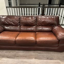Excellent Leather Couch