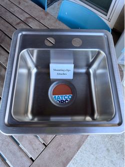 Outdoor bar sink/ island sink and faucet