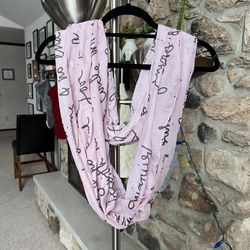 Maurices Pink Graphic Scarf