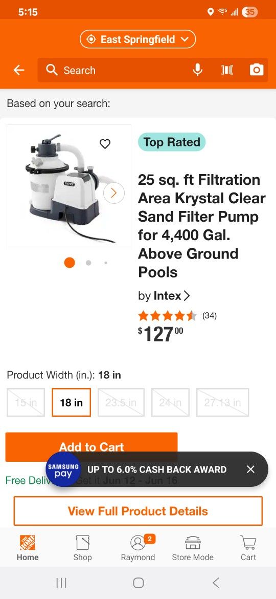 Sand Filter New