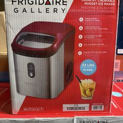 New Frigidaire Gallery Nugget Ice Maker, 33 lbs - Red