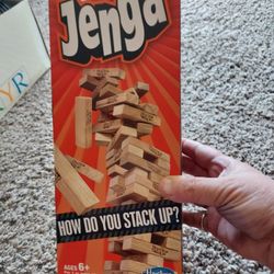 HASBRO Jenga GAME LIKE NEW IN THE BOX DATED 2012 MAKE OFFER