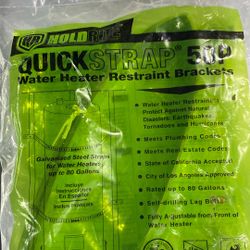 Water Heater Drain Pan And Quick Strap 