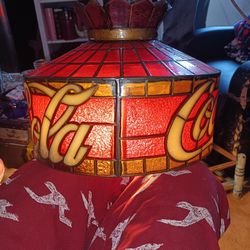 Coca Cola Tiffany Lamp 