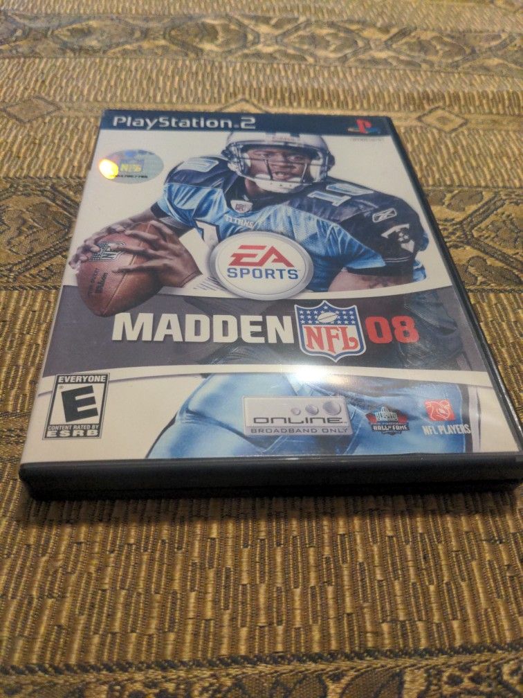 PlayStation 2 Madden NFL 08 Used Game.