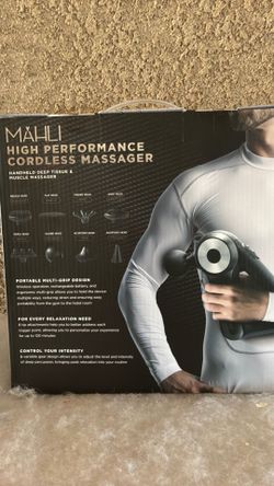 High performance cordless massager