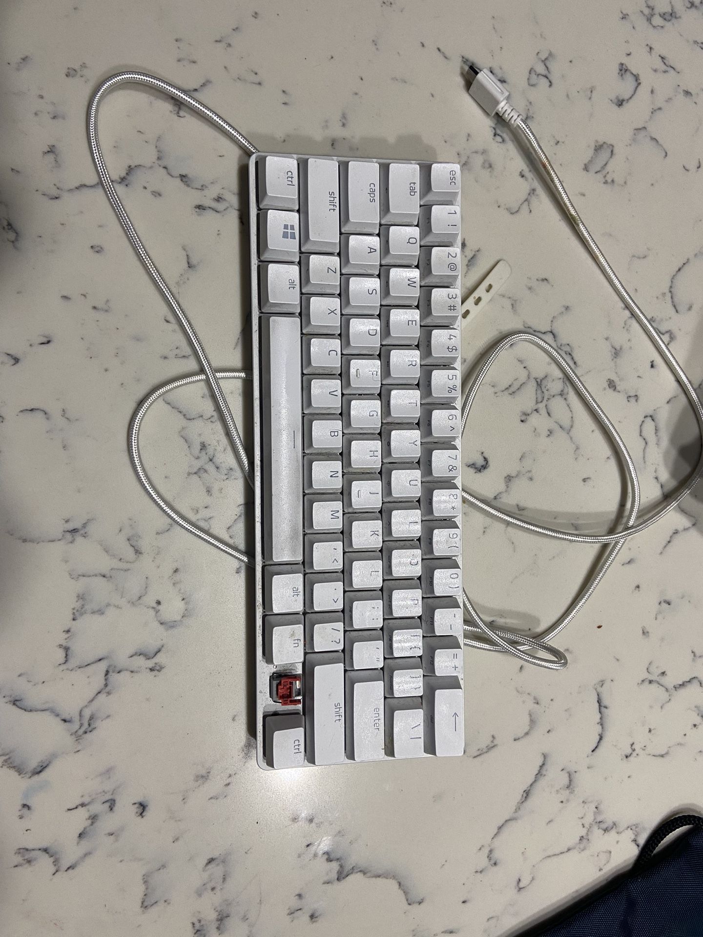 White Razer Keyboard