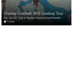 Charley Crockett And Lee Fields Tix